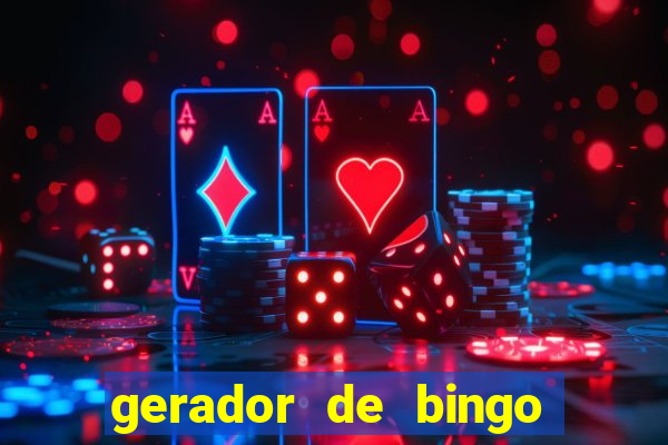 gerador de bingo cha de bebe